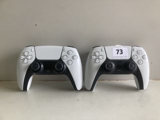 2 X SONY PLAYSTATION DUAL SENSE WIRELESS CONTROLLER