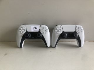 2 X SONY PLAYSTATION DUAL SENSE WIRELESS CONTROLLER