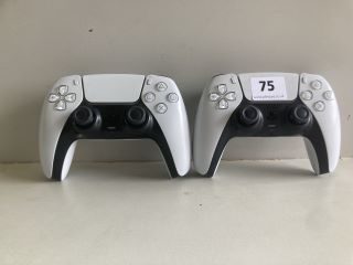 2 X SONY PLAYSTATION DUAL SENSE WIRELESS CONTROLLER