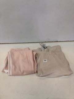 2 X ADIDAS ITEMS INC PINK JOGGERS UK SIZE: XL