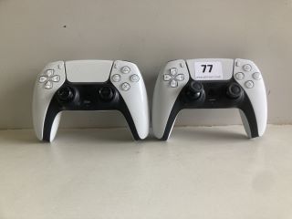 2 X SONY PLAYSTATION DUAL SENSE WIRELESS CONTROLLER