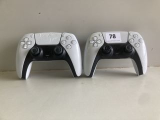 2 X SONY PLAYSTATION DUAL SENSE WIRELESS CONTROLLER