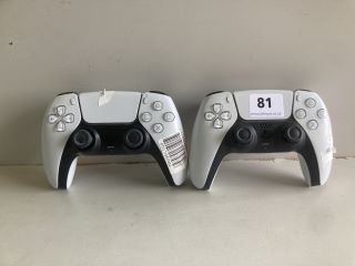 2 X SONY PLAYSTATION DUAL SENSE WIRELESS CONTROLLER