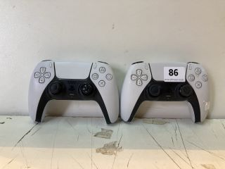 2 X SONY PLAYSTATION DUAL SENSE WIRELESS CONTROLLER