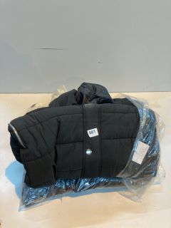 2 X ASSORTED BOOHOO JACKETS INC LONGLINE PUFFER JACKET SIZE:10