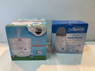 DR BROWNS DELUXE BOTTLE WARMER AND STERILISER