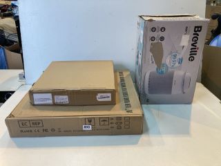 3 X ITEMS INC BREVILLE 360 LIGHT PROTECT AIR PURIFIER