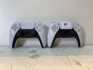 2 X SONY PLAYSTATION DUAL SENSE WIRELESS CONTROLLER