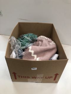 BOX OF ASSORTED CLOTHES INC GREEN DRESS