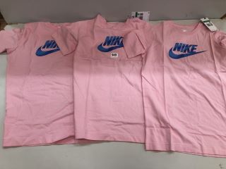 3 X KIDS NIKE T-SHIRT IN UK SIZE: XL