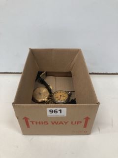 BOX OF ASSORTED WATCHES