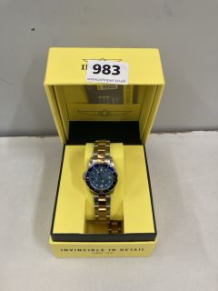 INVICTA WATCH MODEL NO: 2961