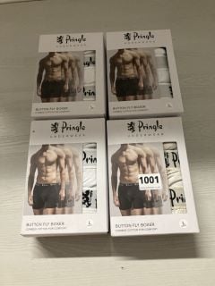 4 X PRINGLE UNDERWEAR SIZE L