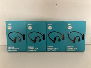 4 X K69 SOUND CONDUCTION EARPHONES