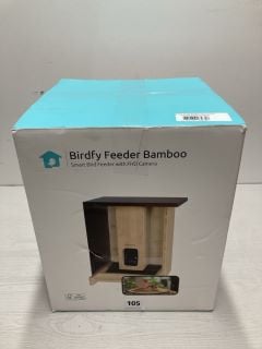 BIRDFY BAMBOO SMART BIRD FEEDER WITH FHD CAMERA