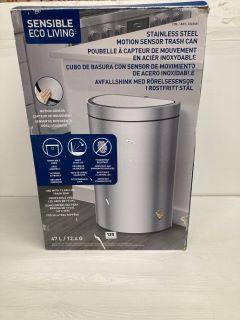 SENSIBLE ECO LIVING STAINLESS STEEL MOTION SENSOR BIN