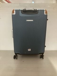 SWISS MILITARY TRAVEL SUITCASE IN BLUE