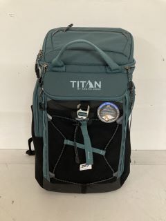 TITAN BY ARCTIC ZONE BACKPACK COOLER IN DARK GREEN