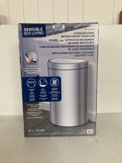 SENSIBLE ECO LIVING STAINLESS STEEL MOTION SENSOR BIN