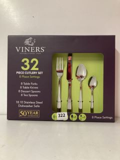 VINERS 32-PIECE CUTLERY SET