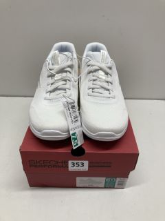 SKETCHERS LADIES GO WALK JOY IN WHITE SIZE 4.5