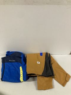 2 X ASSORTED COLUMBIA JACKETS TO INCLUDE NAVY SIZE S