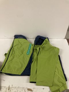 2 X COLUMBIA GREEN JACKETS TO INCLUDE SIZE XL