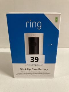 RING BATTERY POWERED INDOOR/OUTDOOR CAMERA