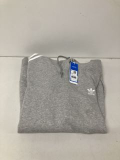 ADIDAS 3-STRIPES HOODY IN GREY UK SIZE XL