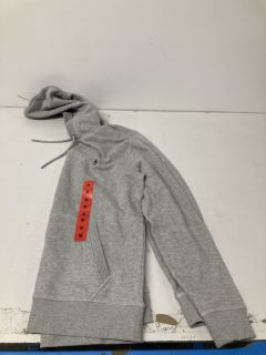 80 RAIN HEATHER GREY HOODY IN GREY SIZE M