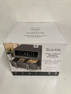 SUR LA TABLE SINGLE OR DOUBLE BASKET AIR FRYER