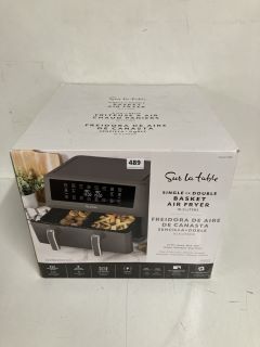 SUR LA TABLE SINGLE OR DOUBLE BASKET AIR FRYER