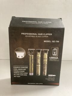 PROFESSIONAL HAIR CLIPPER WITH ADJUSTABLE BLADE CLIPPER