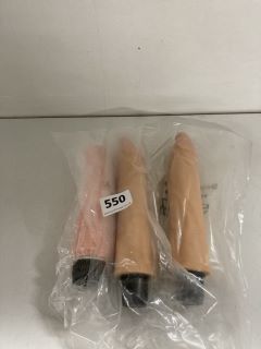 3 X ASSORTED ADULT TOYS (18+ ID REQUIRED)