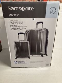 SAMSONITE ENDURE 2-PIECE TRAVEL SUITCASE SET