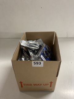 BOX OF ASSORTED ADULT TOYS/ITEMS (18+ ID REQUIRED)