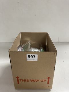 BOX OF ASSORTED ADULT TOYS/ITEMS (18+ ID REQUIRED)