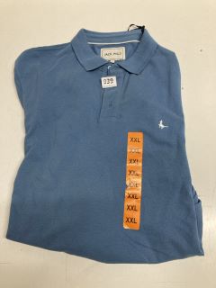 JACK WILLS POLO SHIRT IN BLUE - SIZE XXL