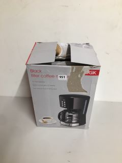 LOGIK BLACK FILTER COFFEE MAKER - MODEL L14DCB19