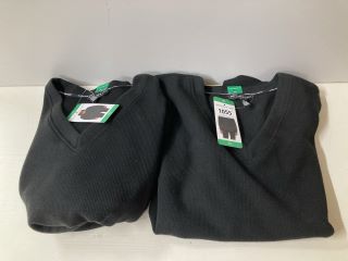 2 X MARC NEW YORK BLACK JUMPERS XL