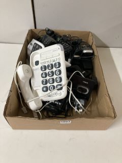 BOX OF ASSORTED HOME PHONE SETS