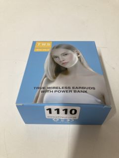 TWS TRUE WIRELESS EARBUDS WITH POWER BANK