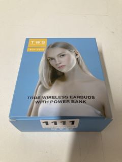 TWS TRUE WIRELESS EARBUDS WITH POWER BANK