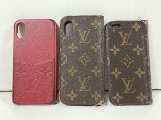 3 X LOUIS VUITTON PHONE CASES INC FOR IPHONE X/XS