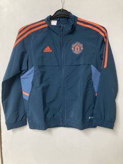 ADIDAS KIDS MANCHESTER UNITED JACKET TO FIT 11-12 YEARS