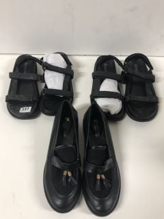 ASSORTED SANDALS AND SHOES