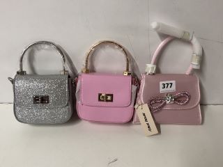 3 X SMALL HANDBAGS