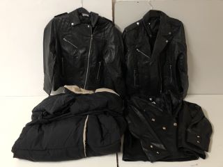 4 X BRANDED DESIGNER COATS