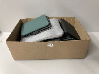 LG BOX OF ASSORTED TABLET CASES