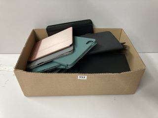 LG BOX OF ASSORTED TABLET CASES